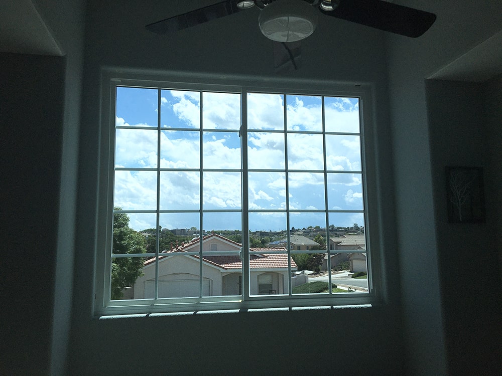 sliding window installation on second floor
