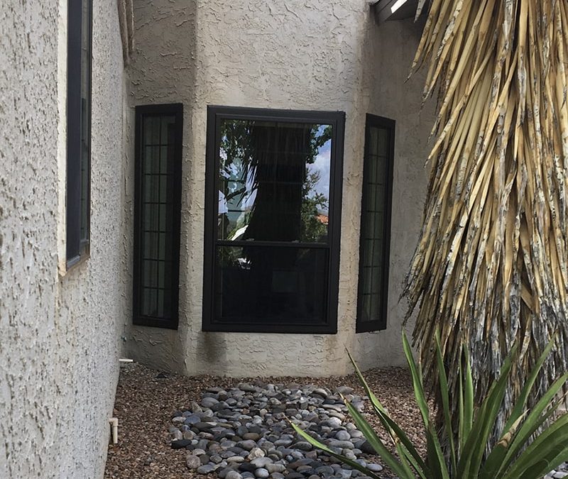 picture window install with casement